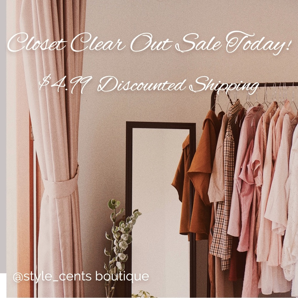 Closet Clear Out Sale!